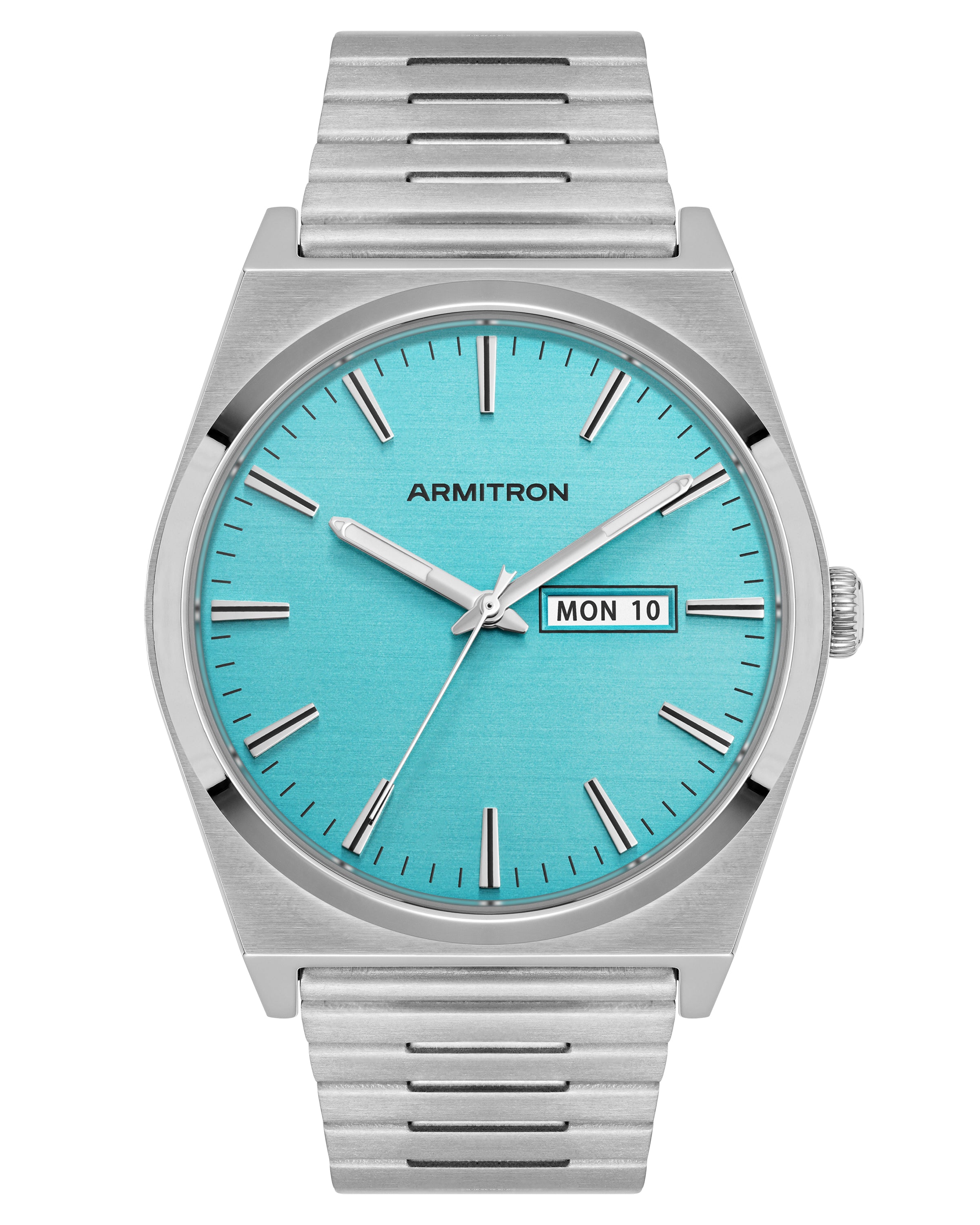 1975™ | 40mm, Aqua/Silver-Men-Armitron