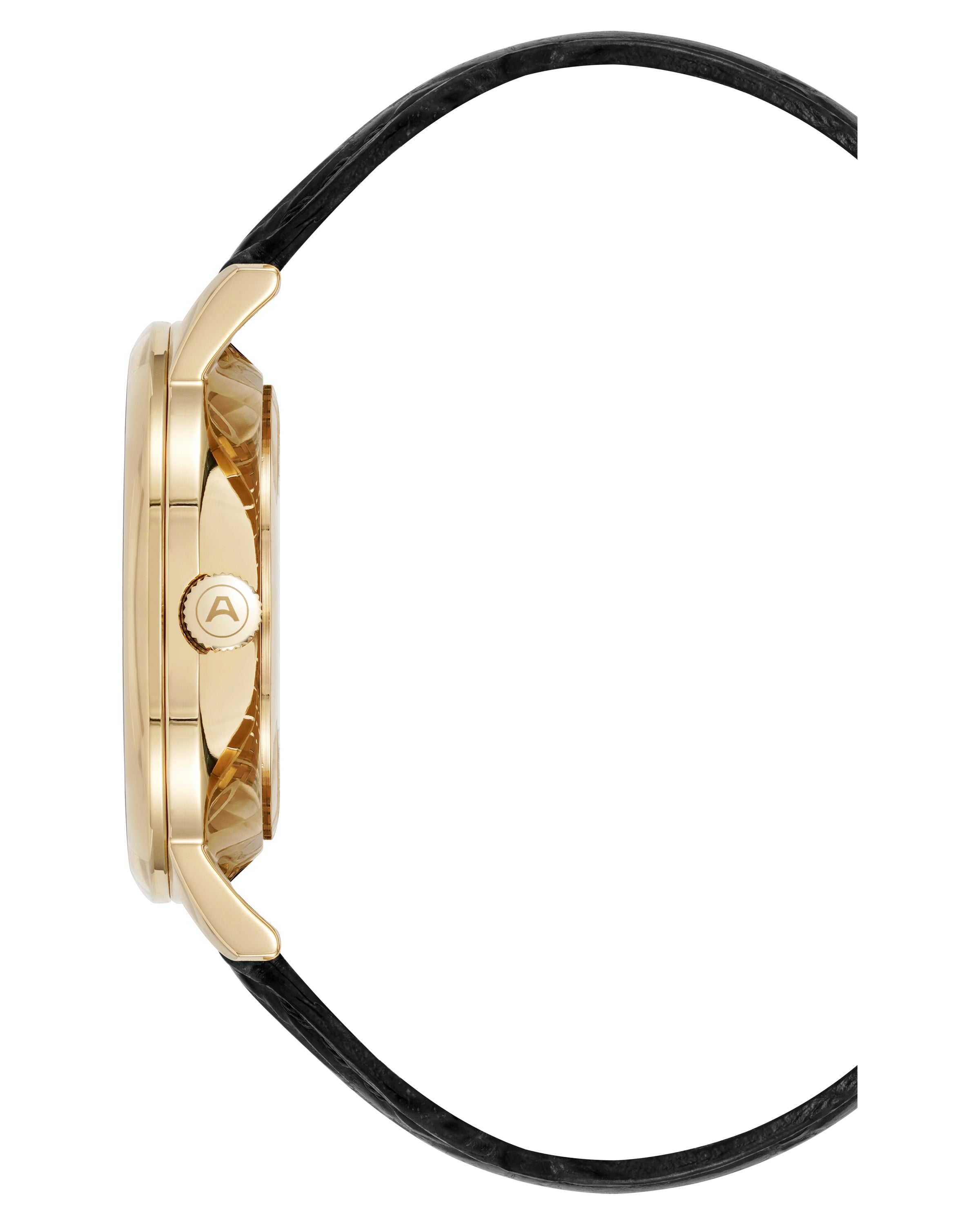 Eugen™ | 42mm, Black Leather-Men-Armitron