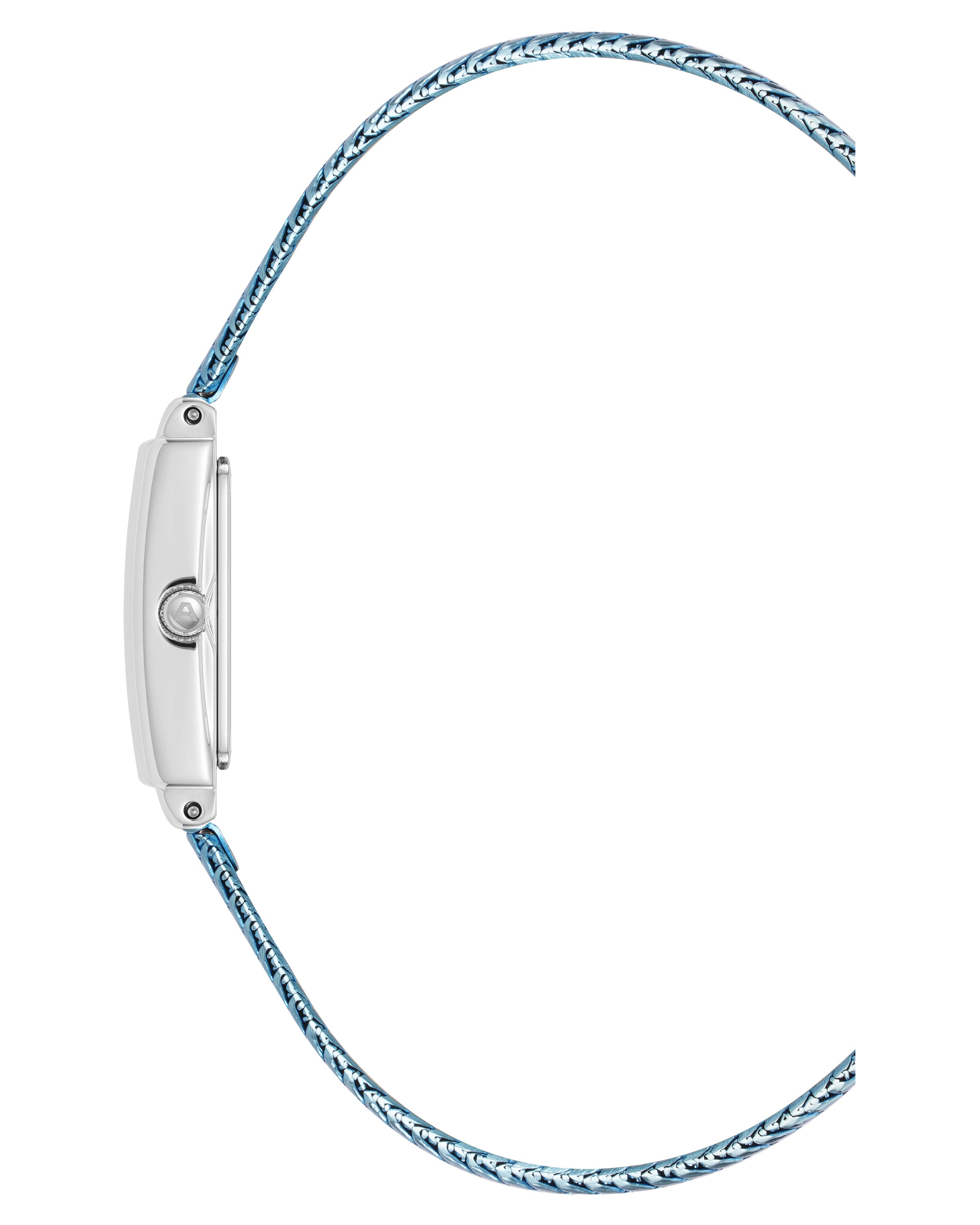 Athena Watch & Bracelet Set™ | 18mm, Blue Sunray, Silver-Women-Armitron