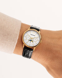 Thumbnail for Eugen™ | 42mm, Black Leather-Men-Armitron